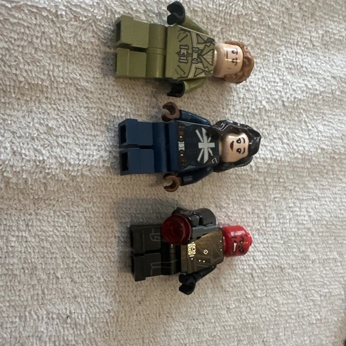 LEGO® Super Heroes Red Skull Minifigure lot of 3 HYDRA Marvel 76201 