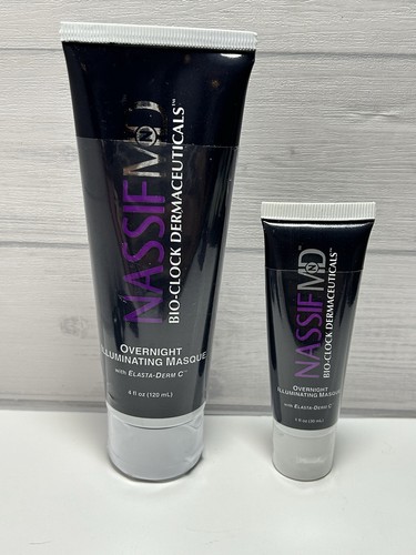 Dr NASSIF MD Bio-clock Dermaceuticals Overnight Illuminating Mask 4oz & 1oz