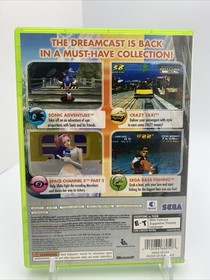 Dreamcast Collection (Microsoft Xbox 360, 2011) Complete CIB With Manual