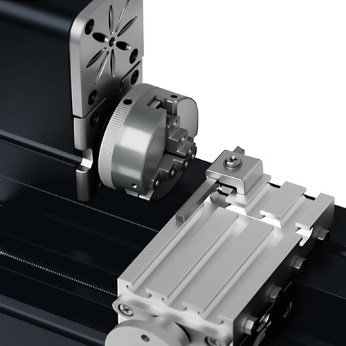Torno miniatura totalmente metálico 36 W 20000 rpm mini máquina didáctica de metal... - Imagen 5 de 9