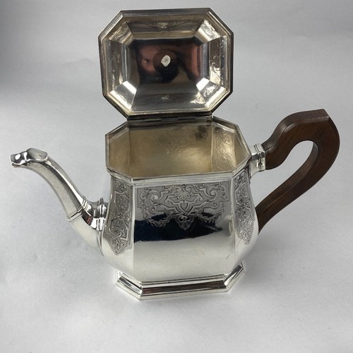 Beautiful Antique French Sterling Silver Tea Set Minerva Art Nouveau 19th C - Picture 5 of 7