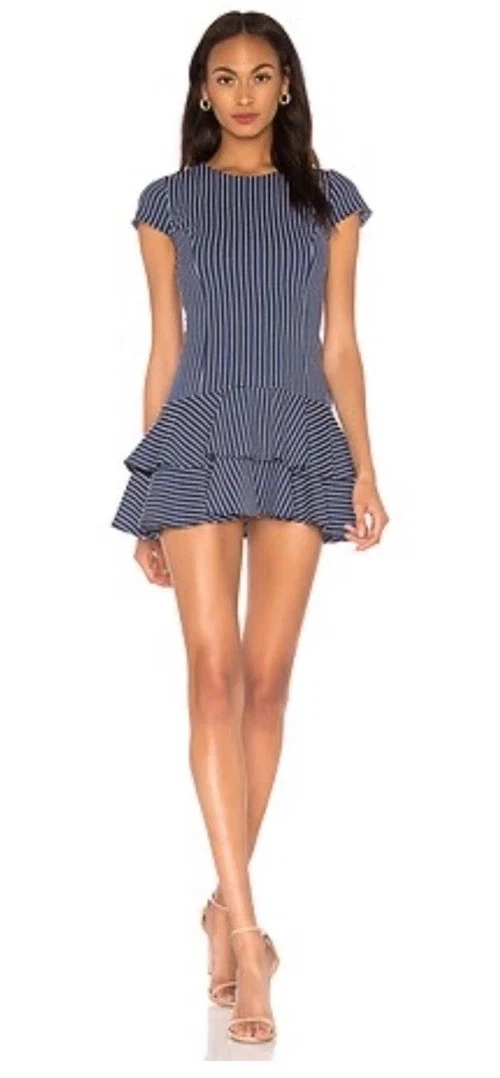 blue print dress for women Amanda Uprichard Cynthia Gown