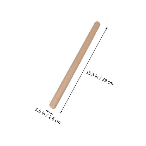 2 Pcs Teigwalze Nudelholz Gebäck Machte Rolling Pin Backvorgänge - Bild 8 von 12