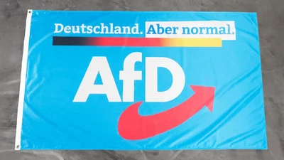 PREMIUM Fahne Flagge AfD - Blau - Deutschland aber normal - 90 x 150 cm - Bild 1 von 4