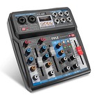 Pyle PMX44T.5 Professional Wireless DJ Mixer - 6-Channel Bluetooth Compatible