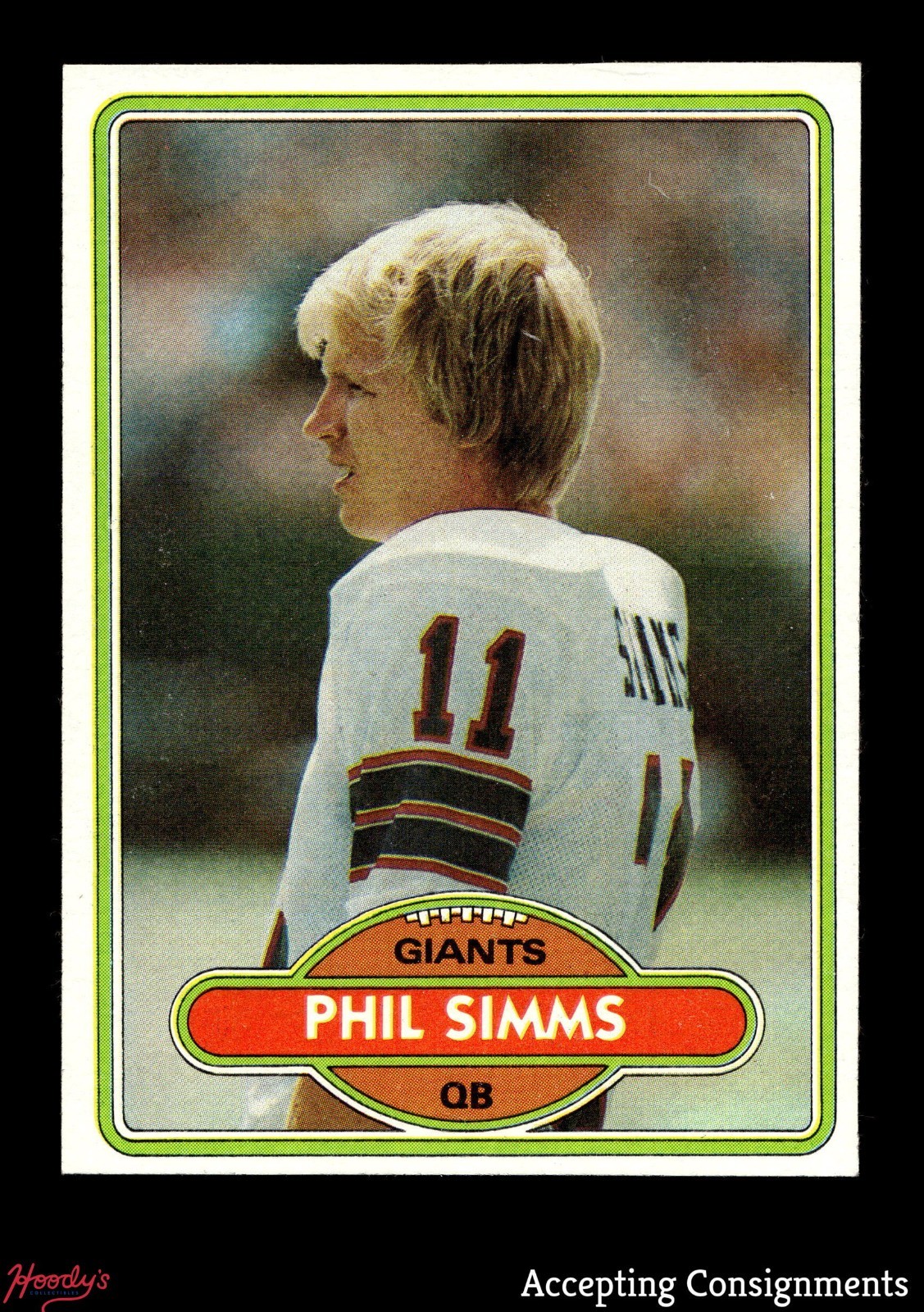 1980 Topps #225 Phil Simms ROOKIE RC NY GIANTS NM - NM/MT