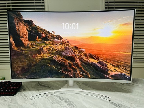 Acer Ed2 ED322Q Awmidx 31.5" VA LED Curved Monitor White Mint Condition In Box