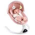 Electric Baby Swing with Remote Control - 5 Natural Motion Speeds, Detachable Se