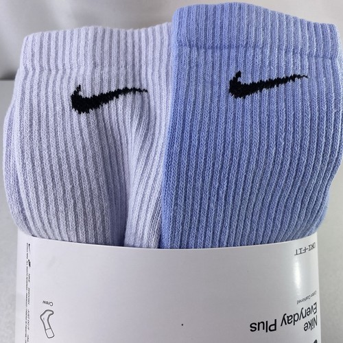 Calcetines Nike Everyday Plus Dri-FIT 6 pares rosa amarillo azul talla grande 10-13 - Imagen 8 de 9