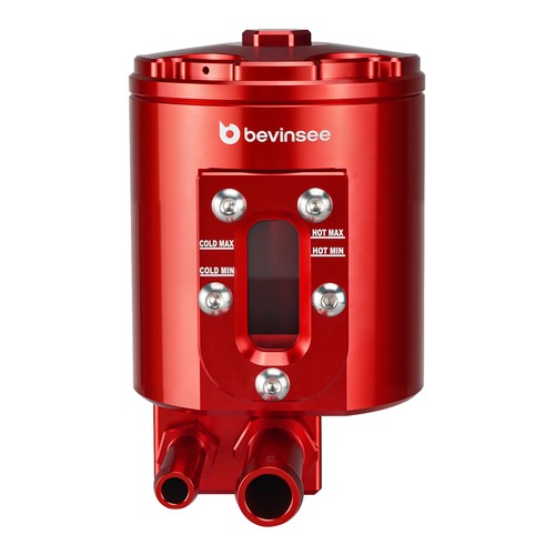 Depósito de dirección asistida BEVINSEE para Toyota 4Runner 10-24 FJ Cruiser 10-14 rojo - Imagen 9 de 11