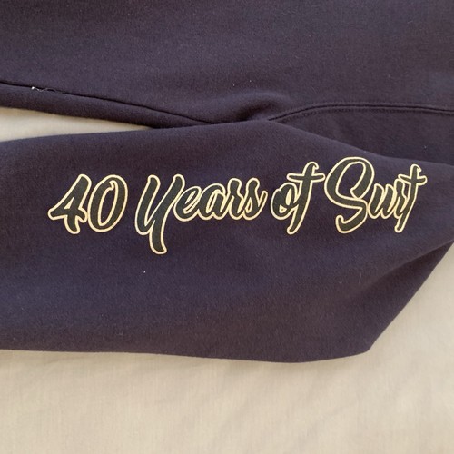 *WAVELENGTHS SURF SHOP* Morro Bay California SWEATSHIRT HOODIE X-Large 40 Years - Picture 3 of 9