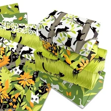 Cat Pattern Wrapping Paper Set 12 Sheets Cat Wrapping Paper Cats Gift Wrap Bi...