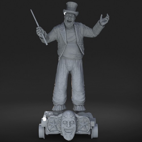 Captain Spaulding 3D Prined Figure, Unpainted Rob Zombie Horror Model Kit - Picture 2 of 6