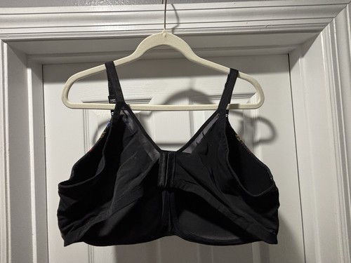 Torrid Curve Black Lace Floral Underwire Free Bra (44DDD) And Panty (Size 3) Set - Imagen 7 de 15