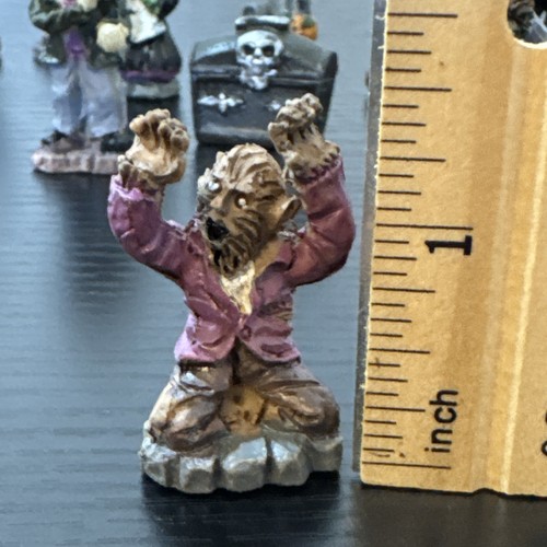 Ashland Tiny Treasures Halloween 16 Figures Lot Ringleader, Werewolf, Dracula… - Picture 3 of 13