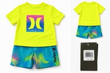 NWT Hurley 2 Piece Boys  Swim Set