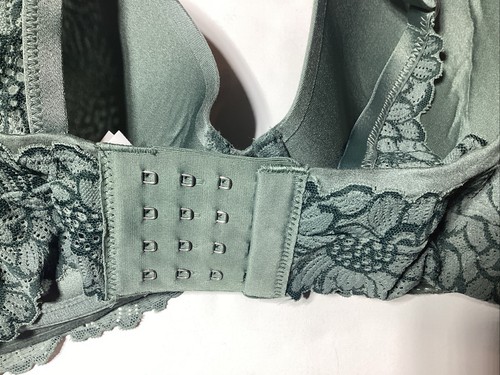 NUEVO SUJETADOR COBERTURA COMPLETA AMERICAN EAGLE AERIE SUNNIE, VERDE CON DETALLE DE ENCAJE TALLA 36 D - Imagen 5 de 8