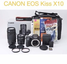 SLR Camera/Canon Kiss X10 Standard Telephoto Double Lens Set