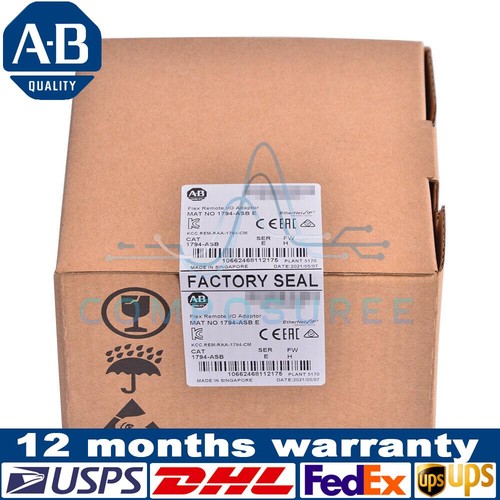 1 PCS NEW Sealed Allen Bradley 1794-ASB SER E FLEX Remote I/O RIO Adapter 8 I/O - Picture 1 of 7