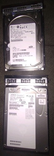 Adaptec SCSI RAID 2120S 64bit Adapter, Chembro SCSI 4HDD Cage and 2 SCSI HDDs - Zdjęcie 4 z 5