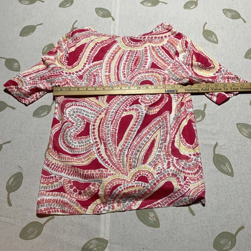 T-shirt manches courtes Chicos blanc/rose 100% coton taille 0 - Photo 6/9
