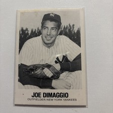 1977 TCMA Renata Galasso Joe DiMaggio #1 New York Yankees Vintage Baseball Card