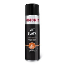 SIMVHT20D VHT Black 500ml x6 Aerosol High Temperature Paint Spray Can By Simoniz