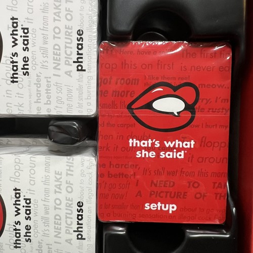 That's What She Said Game Adult Party Card Game 17+ Complete Hilarious NSFW Humo - Picture 6 of 9