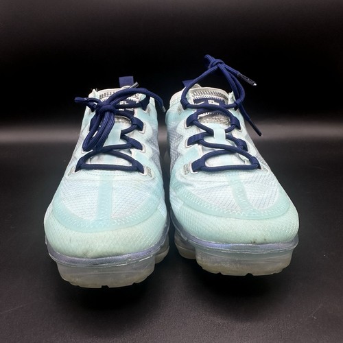 Nike Vapormax 2019 ‘Teal Tint’ Metallic Silver Shoe AR6632-300 Women’s Size 5 - Picture 5 of 9