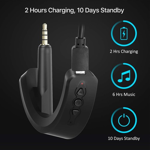 Adaptador aptX Inalámbrico Bluetooth 5.0 para Bose QuietComfort QC 15 con Micrófono/Volumen... - Imagen 4 de 7