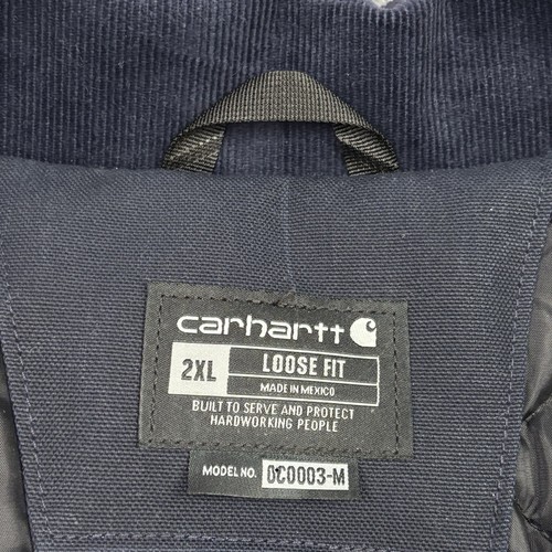 Carhartt Work Jacket 2XL Men New 0C0003-M Loose Fit Insulated Duck Traditional - Picture 14 of 21