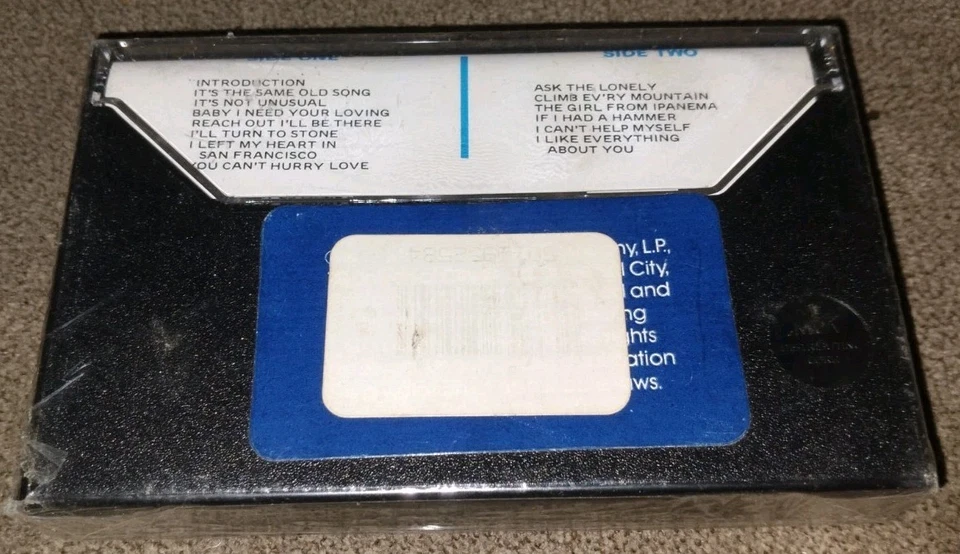 THE FOUR TOPS CASSETTE TAPE: "LIVE" 1966, 1990's REISSUE ( NEW SEALED ) - Image 3 of 4