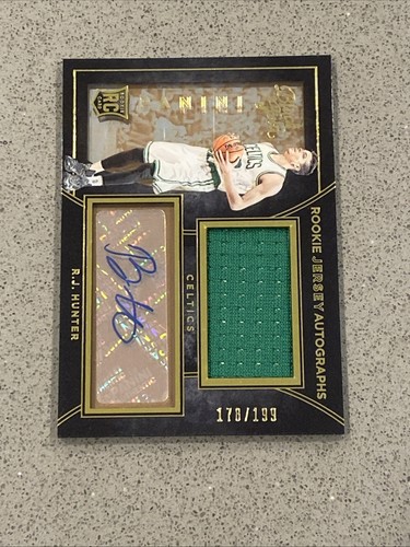 2015-16 Panini Black Gold Rookie Jersey Autograph /199 RJ HUNTER #24 Auto RC!! - Picture 1 of 2