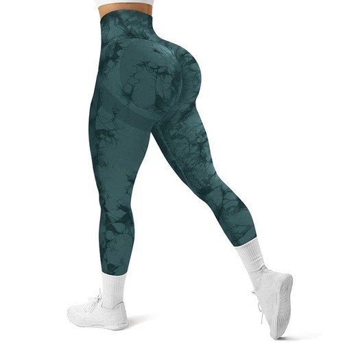 Damen Sport Booty Scrunch Butt Hohe Taille Nahtlose Yoga Hosen Gym Leggings DE - Bild 10 von 86