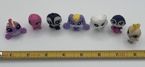 LPS Littlest Pet Shop Mini Figure Lot Angelfish Bunny Penguin Poodle Cockatoo + - Picture 6 of 7