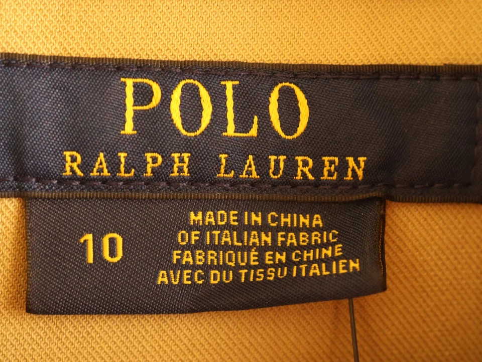 ЧИТАЙТЕ Polo Ralph Lauren хаки комбинезон подпоясанный длинный хлопок Lyocell США 10 / XL - Изображение 3 из 4