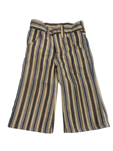 Vintage 1960s Wrangler Striped Pants 1 Slim Bell Bottoms Baby Unisex Mod Retro - Picture 14 of 23
