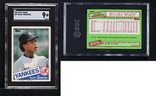 1985 Topps Traded Rickey Henderson #49T SGC 9 MINT HOF