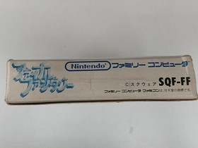 Final Fantasy 1 NES SQUARE Nintendo Famicom Box