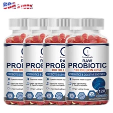 Probiotics 100 Billion CFU Potency Digestive Immune Health Gut Health Supplement