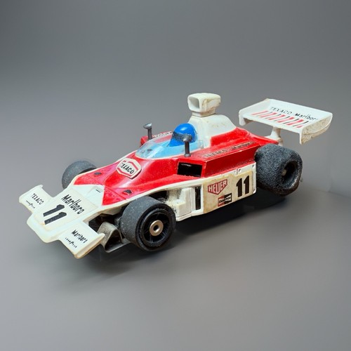 Vintage Aurora AFX G Plus McLaren F1 Texaco Marlboro rot & weiß HO Slotcar #1829