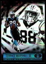 Terrace Marshall Jr. 2021 Panini Illusions #76 Retail RC Panthers Football Card