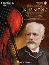 Tchaikovsky Violin Concerto in D Major Op 35 Sheet Music Minus One Book Audio