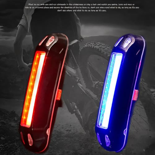 2er Pack Fahrrad Rücklicht Wiederaufladbar USB, Fahrradrücklicht Fahrrad COB LED - Bild 3 von 3