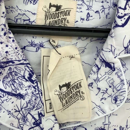 Woodstock Laundry Xl Batis Willow Graphic Short Pajama Preppy - Picture 3 of 12