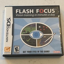 Flash Focus Vision Training in Minutes a Day (Nintendo DS, 2007) Complete