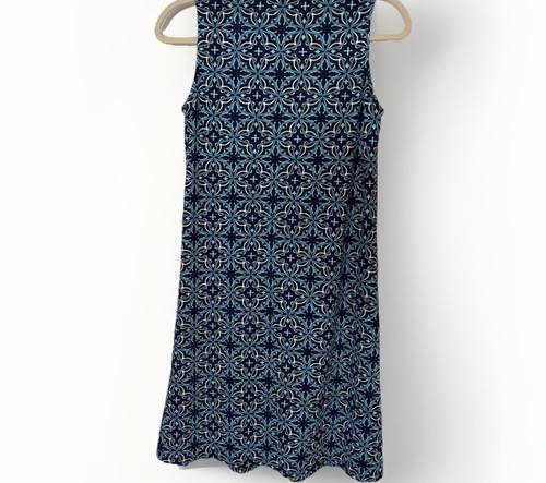 J. McLaughlin Damen ärmelloses Kleid kleines geometrisches Muster, knielang XS - Bild 3 von 4
