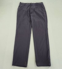 NIKE Golf Trousers Medium W32 L30 Grey Men's Stretch Athletic Apparel Dri-Fit 