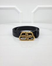 Balenciaga BB Thin Belt Black 85 117079742
