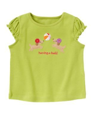 Bandeau Gymboree Chiots Et Baisers Vert – Excellent état D’occasion